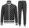 Vårens höst New Fashion Casual Mens Sportswear Zipper Jacket and Pants