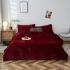 Solid Color Winter Golden Mink Wol Deken Pluizige Warme Zachte Cover Bedspread Blue Black Coral Fleece Pluche Dekens voor Bedden LF