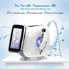 Bärbar EMS Microneedle RF Face Lift Machine No Needle Mesoterapi Gun Injector Water Injection Anti Aging Salon Beauty Equipment