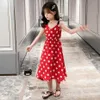 Vestido para niñas Dot Girls' es Summer Party Children Casual Style Kids Costume 6 8 10 12 14 210528