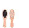Бамбуковые щетины, смягчающие деревянные волосы для волос влажные или сухие овальные волосы 16 * 4,5 * 3 см для женщин мужчин и детей 481 v2