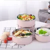 Bento Boxes MultiLayer Stainsit Steel Box Food Thermal Lunchbox Office Office Office Kids School Japanese 220930