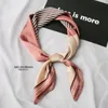 Women039s scarf luxury silk satin headscarf woman printed square 70cm shawl and Wrpas scarfs for women scarf headband purse bag9456103