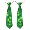 Köpek giyim St Patrick039s Pet Malzemeleri Beyaz Yeşil Hiar Bows Bow Tie Kravatları Küçük Saç Accessores Bowties Büyük Ties1771590