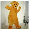 Costumi mascotte cane giallo Halloween Fancy Party Dress Personaggio dei cartoni animati Carnevale Natale Pasqua Adulti Outfit Taglia adulta Halloween