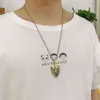 Anime jojos bizarre äventyr halsband kujo jotaro arrow metall hänge kedja choker halsband charm gåvor smycken collares g1206