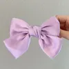 Pinces à cheveux avec nœud mignon pour enfants, couleur unie, pinces à cheveux pour bébé fille, épingle à cheveux papillon, Barrettes pour enfants en bas âge, accessoire 6806159