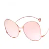 Luxus Hipster Persönlichkeit Frauenmenschen Treiber Sonnenbrille Italien Marke Große Rahmen Bunte Jinnnn Sonnenbrille
