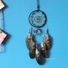 Arti e mestieri Dreamcatcher Campanelli eolici fatti a mano Nordic Dream Catcher Rete con piume Perline Appeso a parete Regalo Decorazione della casa T2I53050