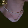 Natural freshwater pérola choker colar de pérola barroca jóias para mulheres casamento 925 prata clasp atacado