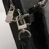 Mężczyźni Pochette Messenger Torba Black Gray 3 Kawałek zapinane na zapinane Płótno Paski Crossbody Torba z Monety Torebka Kluczowe Wouch Moda Torby Na Ramię