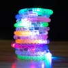 Clignotant LED Party Bracelet Bracelet Dance Disco Light Up Bangle Halloween Carnaval Néon enfants cadeaux