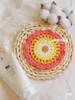 Mats & Pads 5pcs/Lot 12.5cm Hand Crochet Cup Fabric Placemats Pad Tea Coffee Kitchen Table Desk Wedding Decor