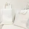 Bolso de sublimación bolso no tejido de tela no tejido bolsos de compras ecológicos de compras transferencia de calor regalos personalizados