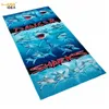 Hugsidea Ocean Animais Algodão Banheira Toalhas 3D Golfinho Tubarão Tartaruga Baleia Toalha de Praia Microfiber Home Têxtil Face Hand Toda Toalha Y200429