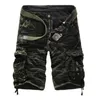 BOLUBAO Summer Fashion Straight Cargo Shorts Male Sport Casual Half Length Military Style Camouflage Men's Clothing 210629