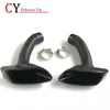 Manifold Parts 1 Pair X6 E71 Full Carbon Fiber Exhaust Tips With Stainless Steel Clamp Pipe For 200720145435766