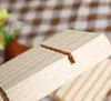 Handmade Wood Soap Holder Sosna Soap Taca Łazienka Mydło Dania z Groove Multi Funkcjonalne narzędzie do przechowywania kuchni SN2465