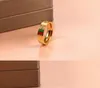 12mm 6mm 2mm 316L de aço inoxidável ouro rosa verde anel vermelho anel mulheres homens amor amor anillos moda marca jóias por atacado