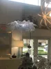 カスタムメイドのペンダントランプ豪華なシャンデリアLED照明器具屋内ハンギングフィクスチャー用ガラスシャンデリアライト天井装飾LR1379