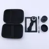 wholesale Tubi per tabacco Dry Herb All Black Style Set con pipe a mano Ciotola per stoccaggio Wax Mat Dabber Tool Herb Grinder Accessori Kit 420