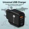 Type C Charger 20W 25W EU US UK AC Snelle QC30 PD Wall Chargers Adapter voor IP 11 12 Pro Max Smartphone Samsung Tablet PC6486576