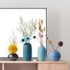 Вазы современный домашний декор керамический ваза сушеные цветочные наборы настольные настольные украшения