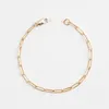 14K Gold Filled Chain Bracelet Bijoux faits à la main Bracelets de cheville vintage pour femme Cadeau de demoiselle d'honneur