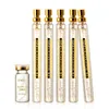 No Needle 24k Gold Protein Petide Essence Liquid Set Collagen med 5st Face Lift Tråd Återfuktande Åldrande ansiktsserum