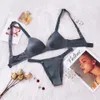 Siyah Lüks Rhinestone Lingerie Set Marka Tasarım Seksi Push Up Sutyen Külot Kadın İç Çamaşırı Seti Kırmızı Beyaz Sutyen Ve Külot Seti X0526