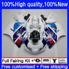 Fairings för Suzuki Srad GSXR 750 600 CC GSX-R750 600cc 750cc 96-00 Bodywork 16No.7 GSX-R600 GSXR600 96 97 98 99 00 GSXR750 1996 1997 1998 1999 2000 Bodys Kit Factory Blue Hot