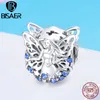 BISAER 925 Sterling Silver Elf Lucky Forest Fairy Angel Charms Beads fit Bracelet Silver 925 Beads for Jewelry Making EFC027 Q0531