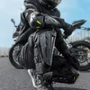 Armadura de motocicleta 2/4 pcs reflexivo espesso de lã joelheiras protetor de engrenagem de engrenagem proteção contra equitação para corridas off-road