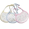 Cherry Baby Paintify Bibs Burp Скатерет Двойной слой Хлопок Шарфом Платка Успокаивающая Слива Полотенце Оптом RRB13298