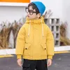 Automne Hiver Mode Nouveaux Enfants Down Veste Garçons Filles Rembourré À Capuchon Manteau Chaud Parkas Vêtements Pour Enfants Plus âgés TZ798 H0910