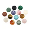 20mm Flat Back Assorted Loose Stone Round Shape Cab Cabochons Pärlor för smycken Göra grossist