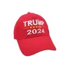 Élection présidentielle 2024 Trump chapeau lettres brodées casquettes de baseball unisexe réglable Snapback Trump USA Hip Hop Peak Cap Headwe9754579