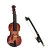 Dekorative Objekte, Figuren, Geschenke, Violine, Musikinstrument, Miniatur mit Koffer