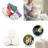 5cm Réutilisable Sèche-linge Sèche-linge Tissu Naturel Tissu Adoucisseur Séchage Boules à laver Lave-linge Blanc Dry Kit Ball Home Ballon de lavage
