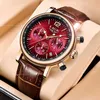 2021 Новая мода камуфляж для мужчин Lige Top Brand роскошные кожаные водонепроницаемые часы спортивные часы мужские кварцевые наручные часы Q0524