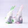 US Stock gros lapin de pâques Gnome printemps vacances décoration de la maison en peluche à la main lapin suédois Tomte elfe ornement cadeaux