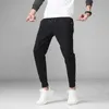 Casual Joggers Sweatpants Män Harembyxor Svart Gym Fitness Sportkläder Byxor Höst Vinter Male Crossfit Track Pants Homme 210601