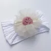 A985 Europa Mode Infant Baby Mädchen Weiche Nylon Stirnband Spitze Blume Haarband Nette Mädchen Prinzessin Kinder Headwrap