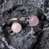 Non-porous 7 Chakras Stone 10mm Round Ball No Hole Loose Beads Charms Healing Reiki Rose Quartz Crystal DIY Making Crafts Decorate Jewelry Accessories