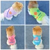 18 Colors Poodle Schnauzer Corgis Dog Apparel Sublimation Printed Girl Puppy Shirt Soft Breathable Pet T-Shirt Dogs Clothes Sweatshirt for small doggy princess A52