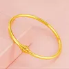 Bracelet fin en or jaune 18 carats pour femmes, Style Simple, bijoux romantiques, cadeau