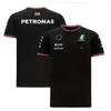 ブランドラグジュアリーメンズTシャツF1ルイスハミルトンTシャツフォーミュラワンポロピットグランプリオートバイ高速ドライライディングチームワーキング服2xso