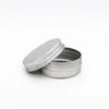 Aluminum tin box 5 10 15 20 30 50 60 70 80 100 120 150 200 250ml wide mouth bath salts container jar with aluminum screw lid wholesale freeship