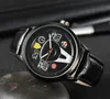 2023 Новые высококачественные мужские роскошные часы три шва серии Mens Quartz Watch European Top Luxury Brand Стальный ремешок с модным автомобильным рулевым рулевым колесом мужской подарок