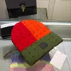 Moda Tasarımcıları Şapkalar Erkekler Kaşmir Kova Şapkası Kış Sıcak Yün Örme Kapağı Tam Mektup Elastik Casquette 20213023